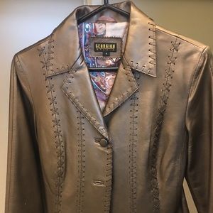 George our Georgiou Studio Soft Leather Jacket